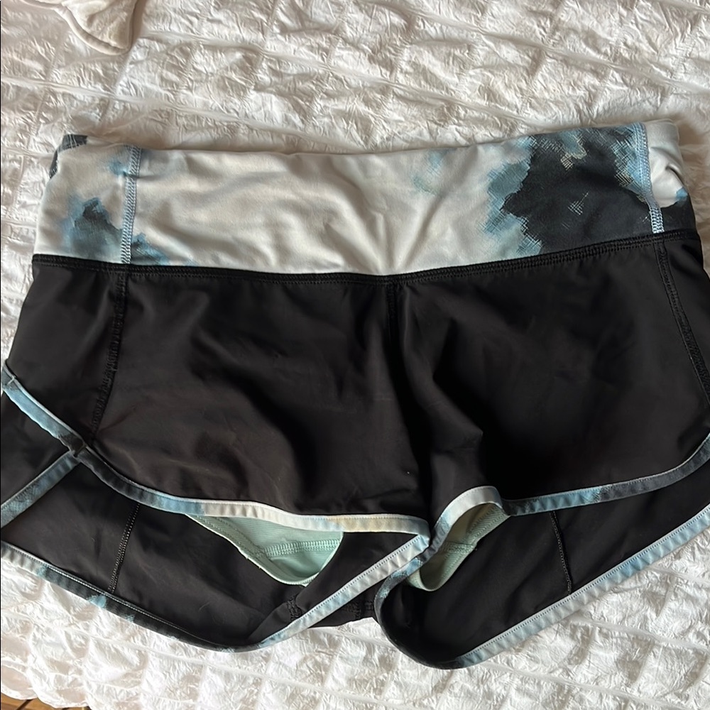 Marble waistband Lululemon speed up shorts